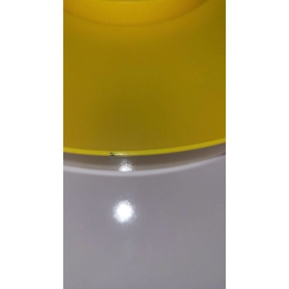 1990s Pladdra Yellow and Black Plastic Wall Clock Chenyi Ke for IKEA Y2K Retro - Picture 10 of 10